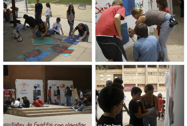 Taller de Graffiti con Plantillas