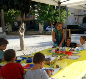 Taller de Pintura Infantil en las Fiestas de Sant Antoni de Vilamajor 2017