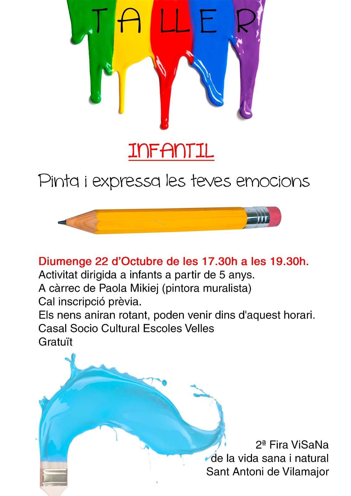 Taller de Pintura Infantil: Les 5 emocions