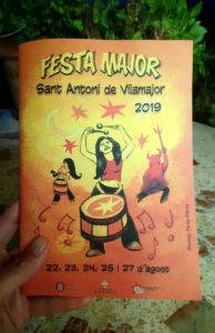 Diseño del Cartel de la Festa Major de Sant Antoni de Vilamajor