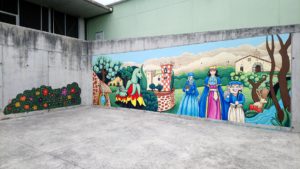 Taller de Pintura Mural en Escuela