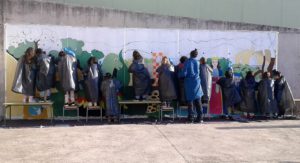 Taller de Pintura Mural en Escuela