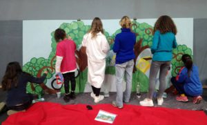 Taller de Pintura Mural contra el Cambio Climático