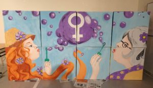 Taller de Pintura Mural para el Dia de la Dona
