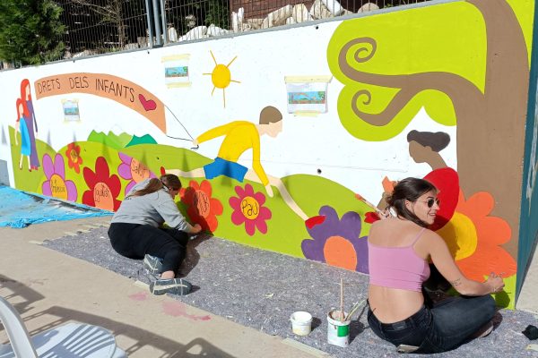 Taller de Pintura Mural pels Drets dels Infants