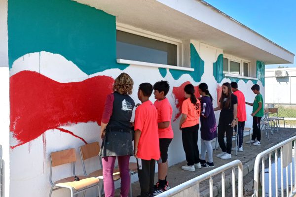 Taller de Pintura Mural de la Diversitat a Escola