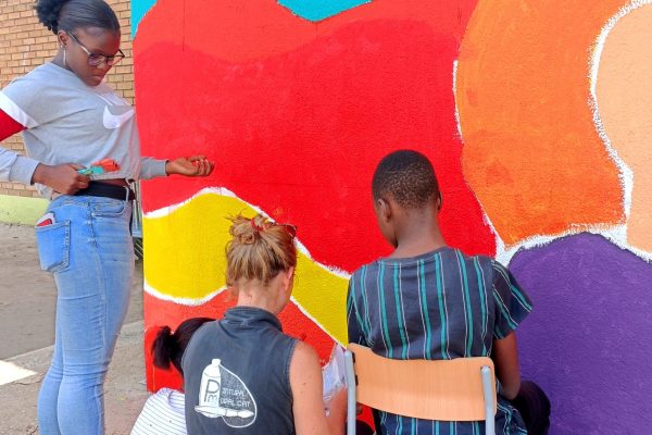 Taller de Pintura Mural de la Diversitat a Escola