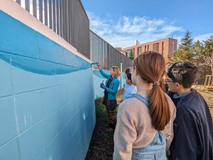 Taller de Pintura Mural Marí a l’ Escola Granullarius