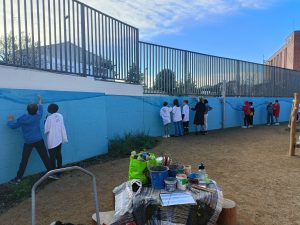 Taller de Pintura Mural Marí a l’ Escola Granullarius